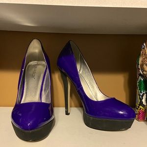 Shoe Dazzle Platform Pumps Heels Size 10